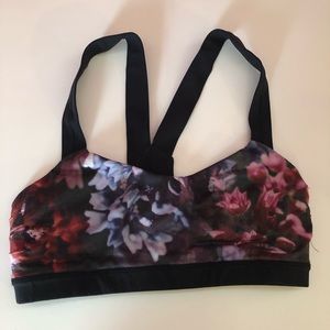 Lululemon flower sports bra.